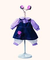 Denim Jumper/Check Shirt 2007 Adora 20" doll outfit