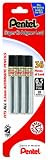 Pentel Super Hi-Polymer Lead Refill 0.5mm Fine, 2B, 36 Pieces of Lead (C505BP32B-K6)