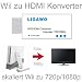 Ligawo � Wii HDMI Konverter Stick Converter - skaliert das Wii Signal auf 720p/ 1080p - Wii an Tv Beamer Monitor anschlie�en - neue Version MARK II