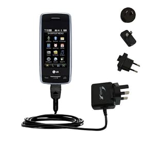 International Wall / AC Charger for the Verizon Voyager - Gomadic Brand w/ TipExchange Technology