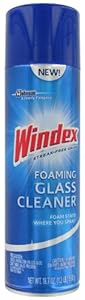 Windex Aerosol Foaming Glass Cleaner 19.7 Oz-19.7 oz.