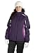 The Alice women's ski jacket is made from snowproof fabric, and is insulated and fleece lined for extra warmth, including the hood and collar. The women's ski jacket has adjustable and elasticated cuffs, as well as a dual adjustable and detachable hood. The Alice ski jacket also has an integrated snowskirt, and a drawcord at the hem.The fabric of the Alice women's ski jacket has a waterproof membrane or coating that prevents water droplets penetrating through the fabric therefore protecting you from the elements. This fabric will also be windproof. Note that although the fabric is waterproof, it does not have taped seams. Without taped seams water may still seep through any stitched areas of the garment, and therefore this garment will not be fully waterproof.The hood can be completely detached from the garment through either a zip or buttons. You can also adjust the hood to suit your size therefore improving the comfort and fit.