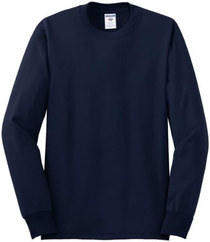 JERZEES Heavyweight Blend Long Sleeve Tee - True Navy S