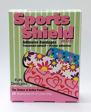 Sports Shield Fashion Bandages - 3 Box Pack