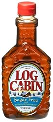 Log Cabin Sugar Free Syrup, 12-Ounce Units (Pack of 12)