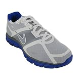 Nike Men's NIKE LUNARGLIDE+ RUNNING SHOES 9 (NTRL GREY/MET SILVER-HYPR BLUE)