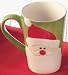 Santa Mugs Set Of Four Red white