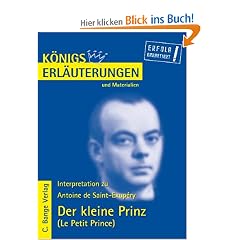 K�nigs Erl�uterungen und Materialien, Bd.378, Der kleine Prinz