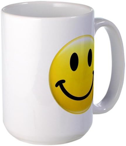 Large Mug Coffee Drink Cup Smiley Face HD