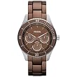 Fossil Stella Aluminum and Stainless Steel Watch Brown