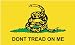 Don't Tread On Me - Gadsden Flag tea party anti obama MAGNETIC bumper sticker