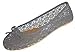Shoes 18 Womens Crochet Ballet Flat Shoes W/Clear Mesh Underlay