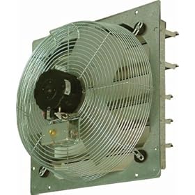  TPI CE 10-DS 10 inch Shutter Mounted Direct Drive Exhaust Fan