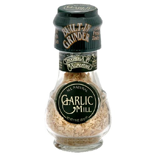 Drogheria & Alimentari All Natural Spice Grinder Garlic, 1.76 Ounce Jars (Pack of 3)