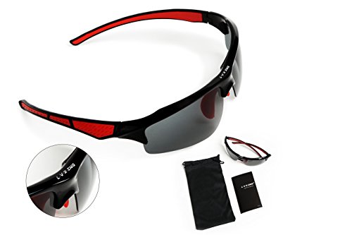 [Gift Idea] L.V.X.ING LVX543 Fashion Polarized Iridium Unbreakable Lightweight Tr90 Frame Sports Men and Women Sunglasses For Fishing Running Cycling