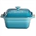 Le Creuset Stoneware 3-Quart Covered Square Baking Dish, Caribbean