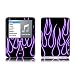Purple Neon Flames Design Protective Decal Skin Sticker for Apple iPod nano 3G (3rd Generation) 4GB/ 8GB Player