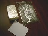 100 of each - 2.5 x 4.25 Luggage Tag 7 mil thermal (hot) Laminating Pouches INCLUDING 6 CLEAR PLASTIC attachment LOOPS
