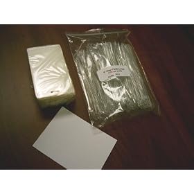 10 Mil Luggage Tags & Loops 2.5" x 4.25" Hot Laminating Pouches Qty 100 of Each Gloss Laminator Pockets Thermal 2-1/2" x 4-1/4" Slotted