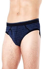 4 Pack Authentic Cool & Fresh™ Stretch Cotton Striped Briefs with Stay New™