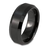 41DUUUatyTL. SL160  Black Ceramic Ring (8.0mm)   Sizes 8   13
