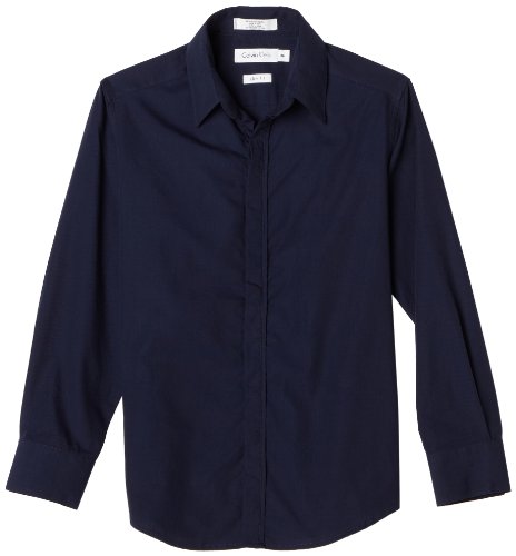 Calvin Klein Boys 8-20 Stripe Woven Shirt