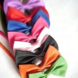 Choice of Banquet Tuxedo Satin Bow Tie for Dogs and Cats - L (14-25)