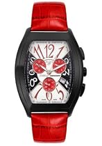 Men's Jumbo Chronograph Red Leather