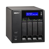 QNAP TS-419P+ Turbo NAS - NAS - 0 GB - Serial ATA-300 - RAID 0, 1, 5, 6, JBOD, 5 hot spare - Gigabit Ethernet - iSCSI