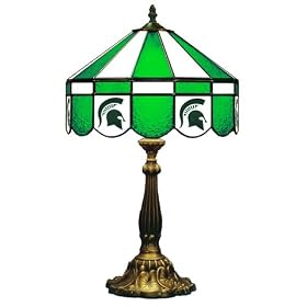 Stained Glass Table Lamp 16 Michigan State University Spartans