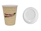 50 x 12oz Paper Coffee Cups and 50 sip-thru Dome Lids  from Ready2Go