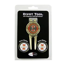 Click here to buy Illinois Fightin Illini Divot Tool and Marker Set from Team Golf.