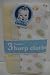 3 Flannel Burp cloths Neutral