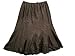 Women Stylish Long Skirts Black Cotton Bohemin Embroidered Skirt Xl