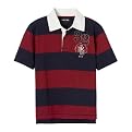 Boys' Cherokee&reg; Rugby Polo - Red/Navy