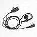 2-Pin Ear-Clip Earpiece Headset for Kenwood Two Way Radio TK3170 TK3173 TK3200 TK3201 etc 2pin