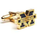 Michigan Wolverines NCAA GL Cufflinks Cuff Links