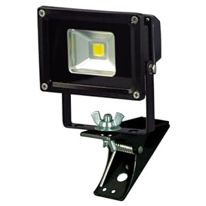 【クリックで詳細表示】日動 省エネLEDエコナイター10 黒 / クリップタイプ LEN-10C-BK-S (電球色)