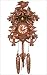 Black Forest - Cuckoo Clock with Music and Oak Leaves 625Q