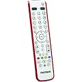 Philips SRU 5020 P/02 3-in-1 Universal-Fernbedienung f�r TV, STB, Kabel (Premiere Zertifiziert) silber/rot