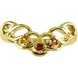 14K Yellow Gold Mother's Ring - 3 Gemstone -- YOU CHOOSE THE COLORS!