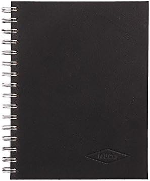 Mucu Black Leather Ring Notebook