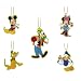 Disney Mickey Mouse 5-piece Christmas Ornament Set