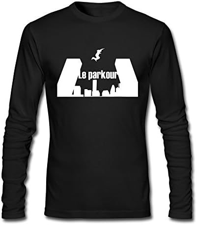 DCX Clothing Men's Be Parkour Long Sleeve Tee X-Large Black