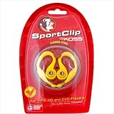 Florida State SportClip Earphones with Wind Up Storage Case for MP3, CD, DVD Players, Yellow