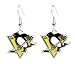 Pittsburgh Penguins - NHL Team Logo Dangler Earrings