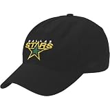 Reebok Dallas Stars Black Face Off Slouch Flex Fit Hat