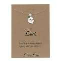 Luck Inspirational Pendant Necklace - 16"