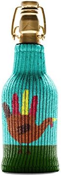 Freaker USA - Thanksgiving Holiday Finger Food Freaker, Bottle Insulator Koozie - One Size Fits All