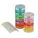 GMS® 7 Day Stackable Pill Organizer with Extra Lid for Travel - (3 Pack) 1 Small, 1 Medium and 1 Large Size and 1 Extra Lid Each